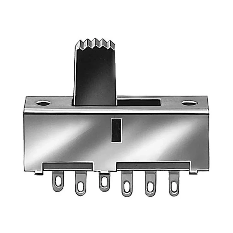 KNITTER-SWITCH PCB Slide Switch DPST On-On-On 300mA Brass MFS 231 P-POM