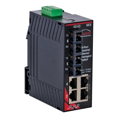 N-Tron Industrial Unmanaged 6 Port Ethernet Switch SL-6ES-4SC