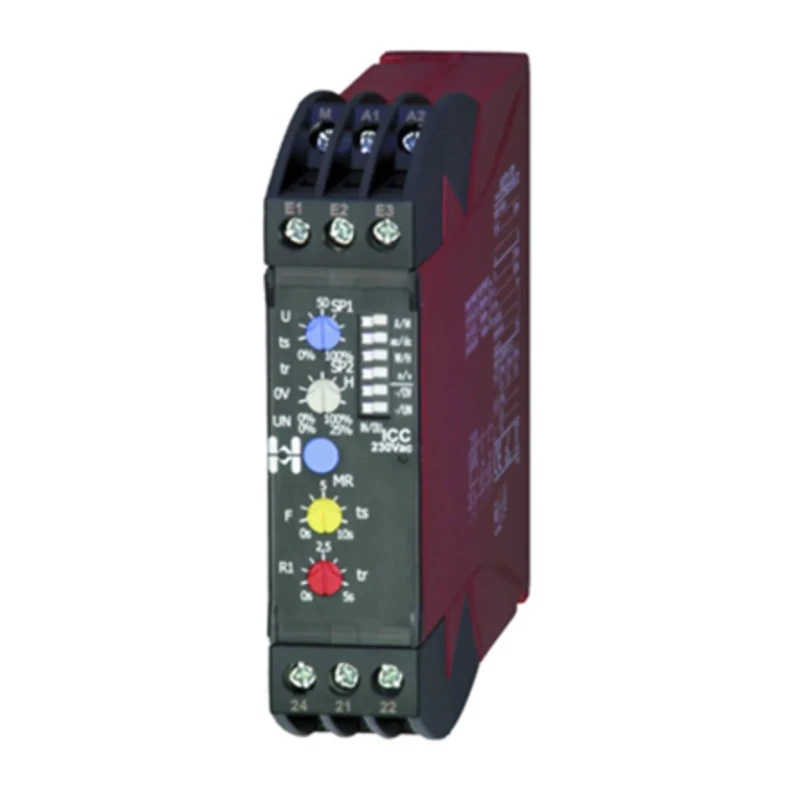Hiquel Single Phase Monitoring Relay DPDT DIN Rail Mount 115V AC 6A ICC.115AC