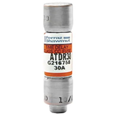 Mersen 500mA T Fibreglass Cartridge Fuse 10 x 38 mm 600V AC Time Delay ATDR1/2