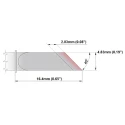 Thermaltronics 4.83 mm Straight Knife 16.4 mm Soldering Iron Tip M7K100