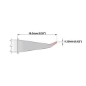 Thermaltronics 0.5 mm Bent Sharp 13.4 mm Soldering Iron Tip for MX-500, MX-5200, MX-5000, TMT-9000S-2 M7SB276