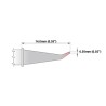 Thermaltronics 0.5 mm Bent Sharp 13.4 mm Soldering Iron Tip for MX-500, MX-5200, MX-5000, TMT-9000S-2 M7SB276