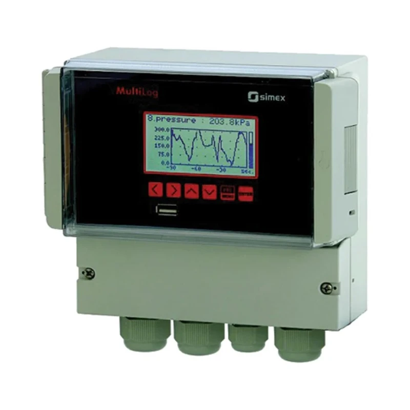 Simex 2-Channel Graphical Chart Recorder RTD, Thermocouple 220V SRD-N16A-8121-1-3-0B1