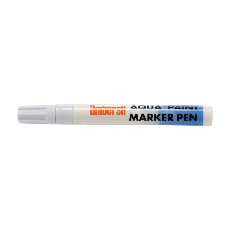 Ambersil White 4.5 mm Paint Marker Pen for use with Glass, Metal, Plastic 32493-AB