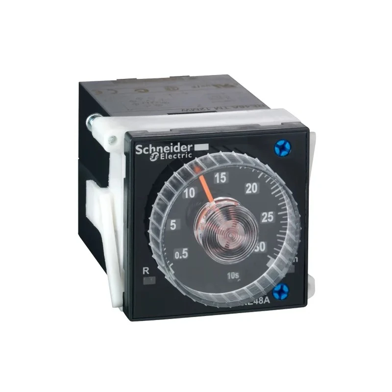 Schneider Electric Harmony Time Series Panel Timer Relay 2-Contact 24 to 240 V AC/DC Power-On Delay RE48ATM12MW