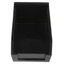 RS PRO Polypropylene Storage Bin 165 mm x 100 mm x 75 mm, Black 909-6906