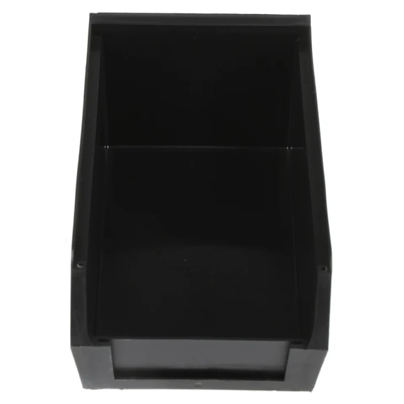 RS PRO Polypropylene Storage Bin 165 mm x 100 mm x 75 mm, Black 909-6906
