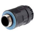 PMA Metric Metal Thread Nickel Conduit Fitting 23 mm Nominal Size M25 x 1.5 Polyamide 6 Black IP69 Rating NKNH-M253-11