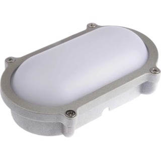 Timeguard Oval LED Bulkhead Light 7W 230V AC Die Cast Housing Cool White 5000K IP65 LEDBHO9WN
