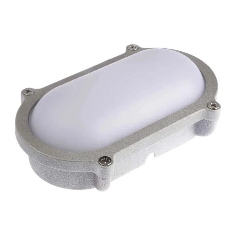 Timeguard Oval LED Bulkhead Light 7W 230V AC Die Cast Housing Cool White 5000K IP65 LEDBHO9WN