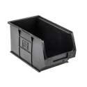 RS PRO Polypropylene Storage Bin 240 mm x 150 mm x 132 mm Black 909-6915