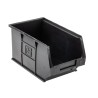 RS PRO Polypropylene Storage Bin 240 mm x 150 mm x 132 mm Black 909-6915
