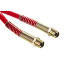RS PRO 6 m Red Polyurethane Recoil Hose, 12 mm OD, 8 mm ID, BSPT 3/8" Connector, 10 bar Pressure, -20°C to 65°C 917-2485
