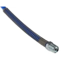RS PRO 6 m Blue Polyurethane Recoil Hose 8mm OD 5mm ID BSPT 1/4 in Press In Swivel Coupling, 10 bar Pressure, -20°C 917-2331