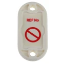 Brady Safety Prohibition Tag Red on White German Language Nanotag System NAN-DE-NAN-A