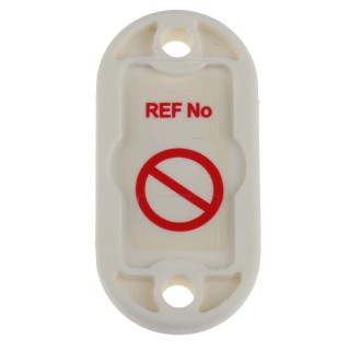 Brady Safety Prohibition Tag Red on White German Language Nanotag System NAN-DE-NAN-A