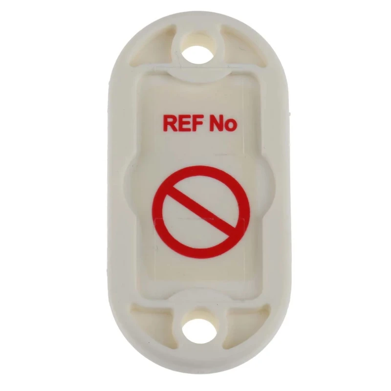 Brady Safety Prohibition Tag Red on White German Language Nanotag System NAN-DE-NAN-A