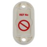 Brady Safety Prohibition Tag Red on White German Language Nanotag System NAN-DE-NAN-A