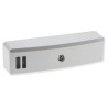 RS PRO Grade 3 Surface Mounted White Motion Sensor with Tamper Switch Wireless 88mm x 25mm x 22mm 918-4753