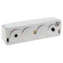 RS PRO Grade 3 Surface Mounted White Motion Sensor with Tamper Switch Wireless 88mm x 25mm x 22mm 918-4753