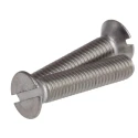 RS PRO Slot Countersunk Stainless Steel Machine Screw M5 25 mm A4 Grade DIN 963 914-1876