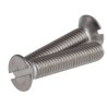 RS PRO Slot Countersunk Stainless Steel Machine Screw M5 25 mm A4 Grade DIN 963 914-1876