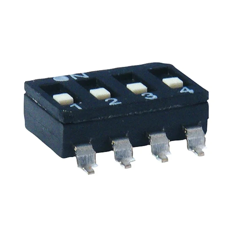 KNITTER-SWITCH Flat Rotary Coded DIP Switch SBS 60004, Flat Actuator, Surface Mount, Taiwan Origin