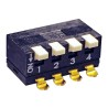 KNITTER-SWITCH Flat Rotary Coded DIP Switch SBP 8104 Flat Actuator Surface Mount