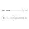 ABB Sensor Actuator Cable M12 Female Connector Series M12-C02PT62RM 2TLA022315R0300 M12-C02PT62RM