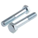 RS PRO Bright Zinc Plated Steel Hex Bolt M20 x 110 mm 8.8 Grade DIN 931 917-3321