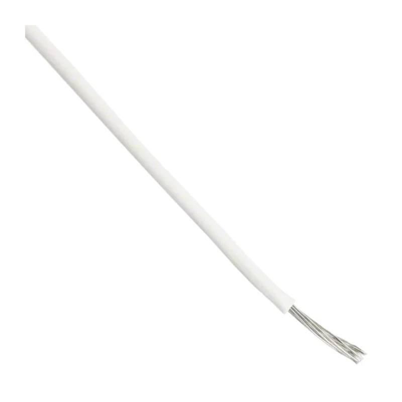Alpha Wire Hookup Wire PVC Series White 24 AWG 7x0.20mm Core Strands 30m Polyvinyl Chloride Insulation 7130 WH005
