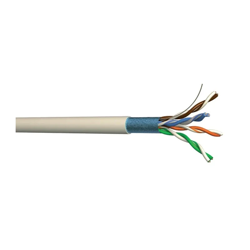 Multimedia Connect MMC Cat5e Screened Ethernet Cable, 100 m, Grey PVC Jacket 