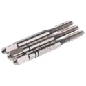 Dormer Tap Set Metric Standard 3-Piece Straight Flute HSS Hand Taps M3.5 Thread ISO 529 DIN 352 E100M3.5NO8