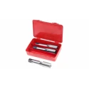 Dormer M8 Thread Metric Standard Hand Tap Set, Straight Flute, HSS, ISO 529, DIN 352 E100M8NO8