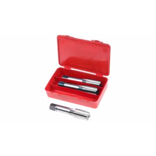 Dormer M8 Thread Metric Standard Hand Tap Set, Straight Flute, HSS, ISO 529, DIN 352 E100M8NO8
