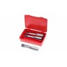 Dormer Tap Set, M14 Thread, Metric Standard, High-Speed Steel Hand Tap Set, 3 Pieces, ISO 529, DIN 352 E100M14NO8