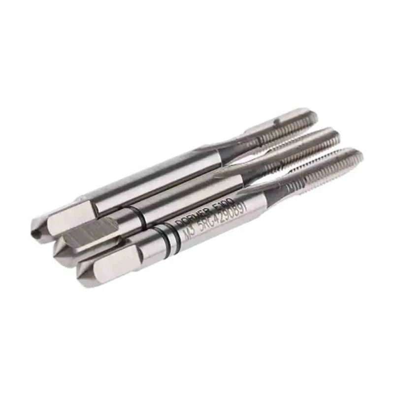 Dormer Tap Set, M14 Thread, Metric Standard, High-Speed Steel Hand Tap Set, 3 Pieces, ISO 529, DIN 352 E100M14NO8