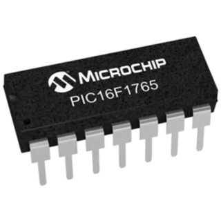 Microchip 8-bit PIC Microcontroller, 32 MHz, 14kB FLASH, 14-Pin PDIP PIC16F1765-I/P