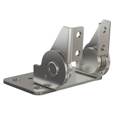 Pinet Polished 430 Stainless Steel Torque Friction Hinge, Screw Fixing, 50 mm x 76 mm 70-7-3621