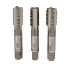Dormer Metric Standard Hand Tap Set M16 Thread Size, Right Hand Thread, HSS Material, Straight Flute, 3 Pieces E100M16NO8
