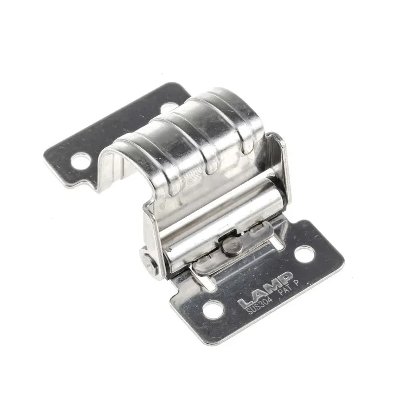 Pinet Polished 304 Stainless Steel Concealed Hinge with Spring Loaded Pin, Screw Fixing, 40mm x 67mm x 29.5mm 70-7-3623