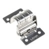 Pinet Polished 304 Stainless Steel Concealed Hinge with Spring Loaded Pin, Screw Fixing, 40mm x 67mm x 29.5mm 70-7-3623