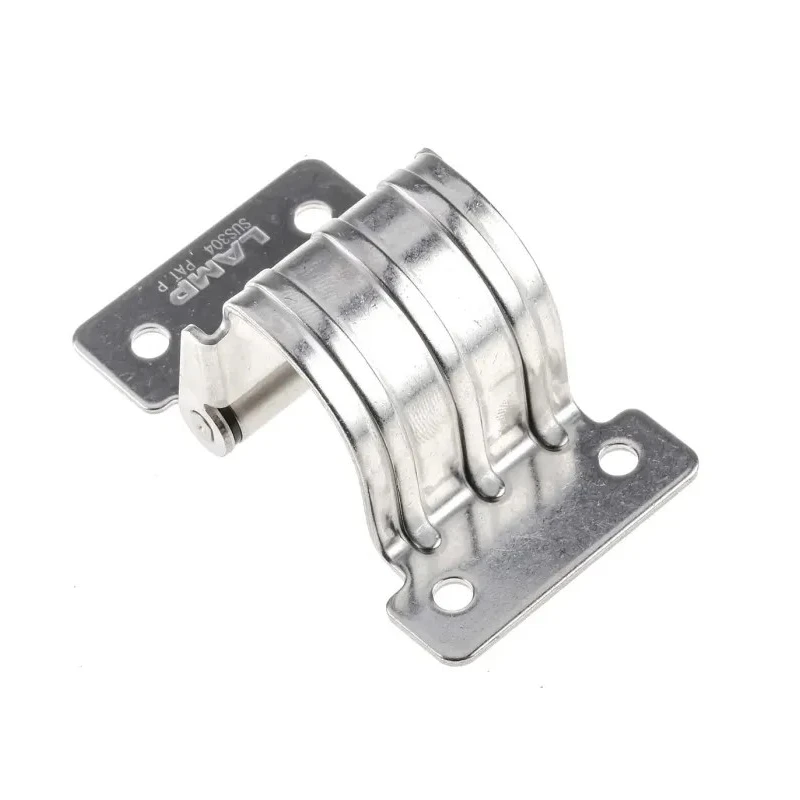 Pinet Polished 304 Stainless Steel Concealed Hinge with Spring Loaded Pin, Screw Fixing, 40mm x 67mm x 29.5mm 70-7-3623