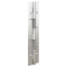 Pinet Raw 304 Stainless Steel Spring Hinge with Spring Loaded Pin, Screw Fixing, 180 mm x 40 mm x 1.5 mm 71-1-3794