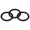 RS PRO Nitrile Rubber (NBR) O-Ring, 10.1 mm Inside Diameter, 13.3 mm Outside Diameter, 1.6 mm Thickness, Shore 70 128-833