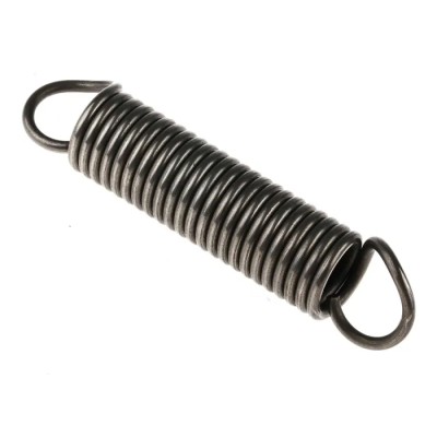 RS PRO Steel Extension Spring 85.5 mm Free Length x 18 mm Outside Diameter, Initial Tension 237 N, Spring Rate 4.27 121-365