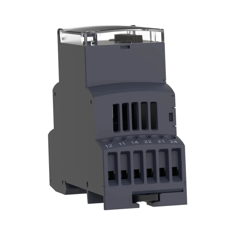 Schneider Electric Monitoring Relay 0.05/5 V Monitor Range DPDT Contact Configuration DIN Rail Mount 240V AC DC RM35UA11MW