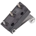 ZF Short Roller Lever Micro Switch 100mA 250V AC SPDT Solder Terminal DC3C-A1RB
