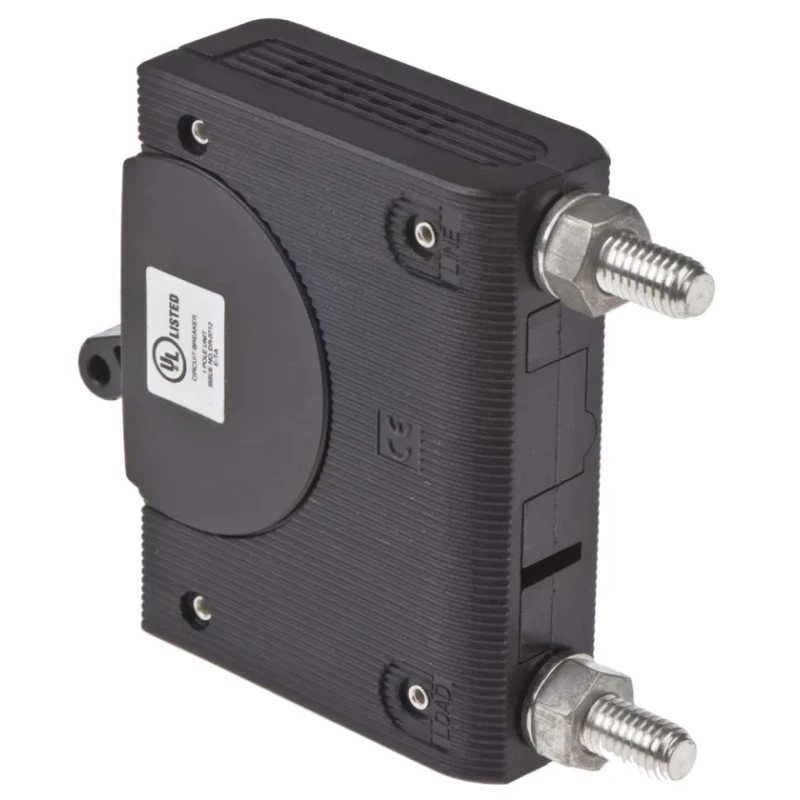 ETA 1-Pole Panel Mount Isolator Switch, IP40 IP00 Rated, 50A Current, Black Handle 8345-B01A-U3M0-DB1B1B-50A-V